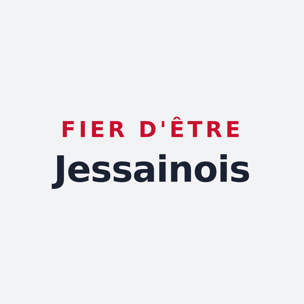 Poster « Fier d'être Jessainois » — design pour Jessains