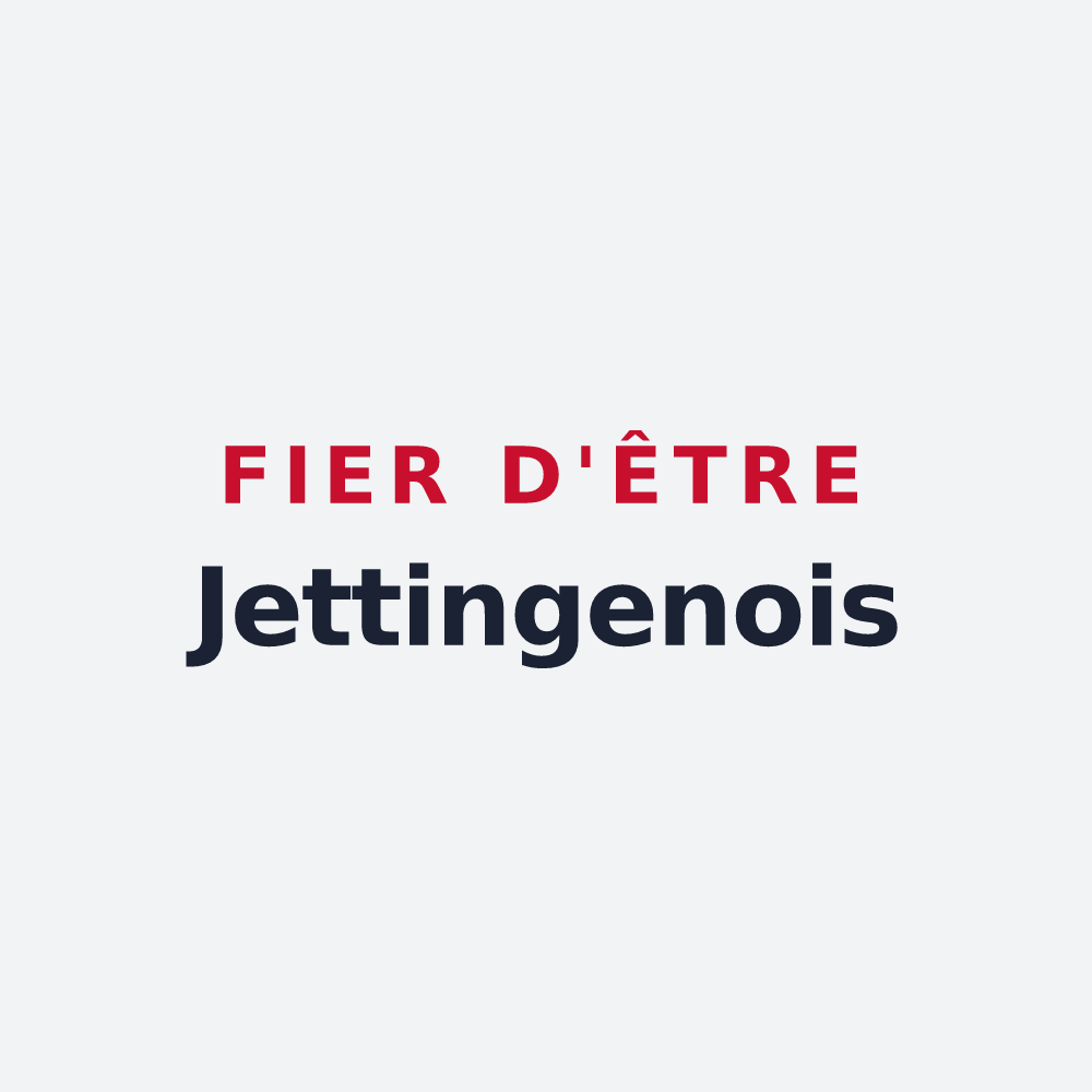 Poster « Fier d'être Jettingenois » — design pour Jettingen