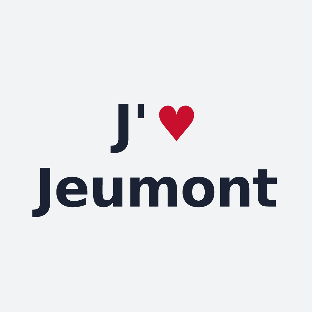 Poster personnalisé Jeumont — design J'aime Jeumont