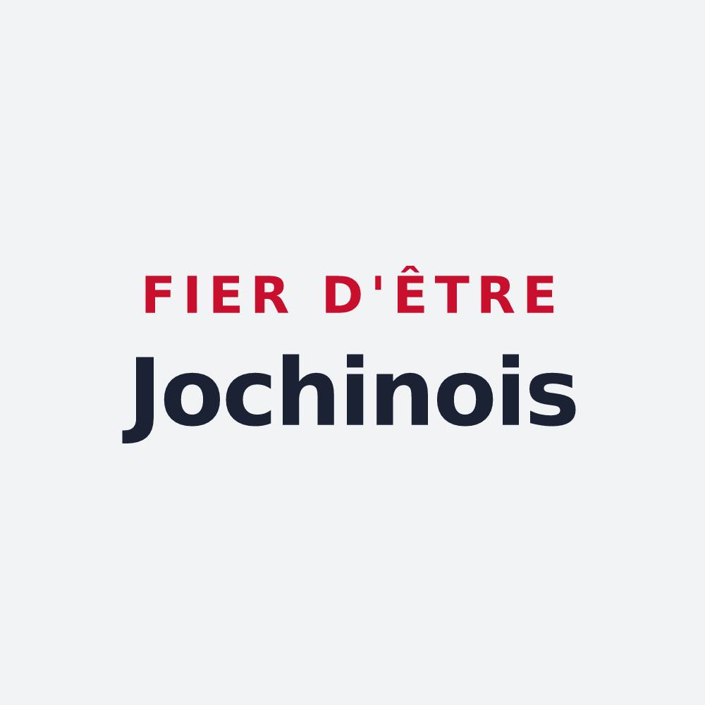Poster « Fier d'être Jochinois » — design pour Joch