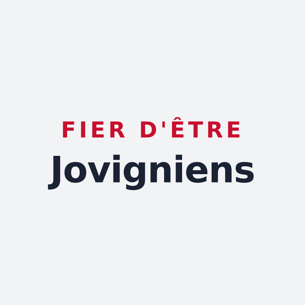 Poster « Fier d'être Jovigniens » — design pour Joigny-sur-Meuse