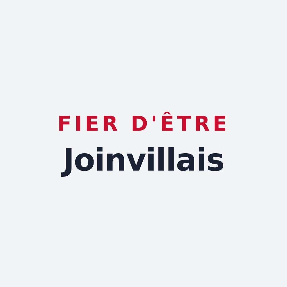 Poster « Fier d'être Joinvillais » — design pour Joinville-le-Pont