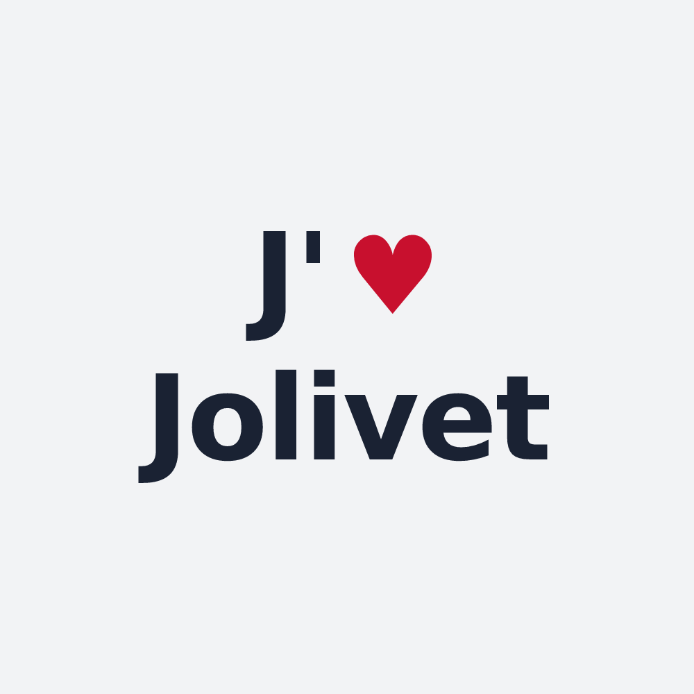 Poster personnalisé Jolivet — design J'aime Jolivet