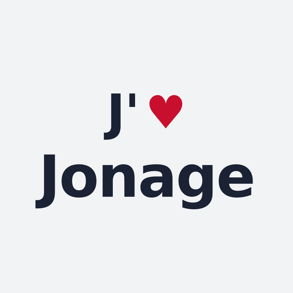 Poster personnalisé Jonage — design J'aime Jonage