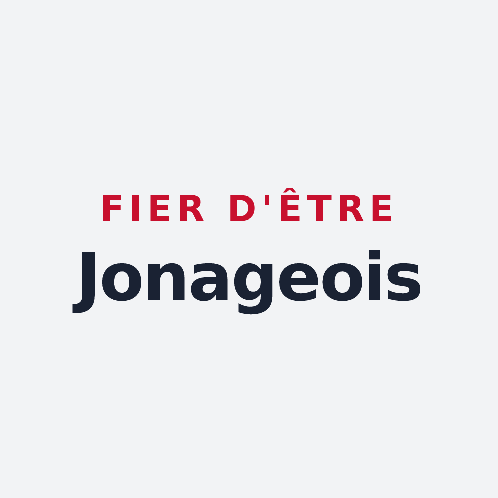 Poster « Fier d'être Jonageois » — design pour Jonage