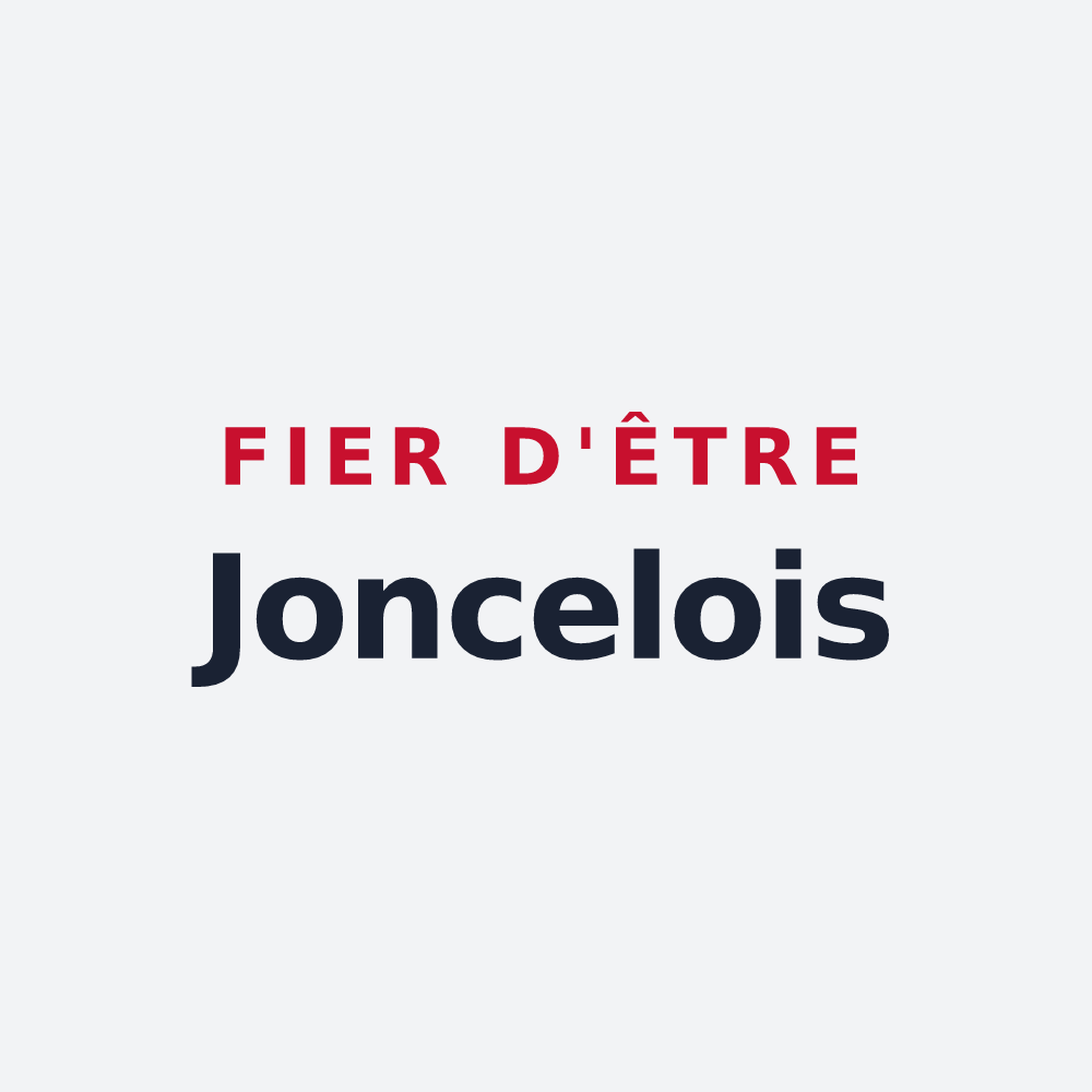 Poster « Fier d'être Joncelois » — design pour Joncels
