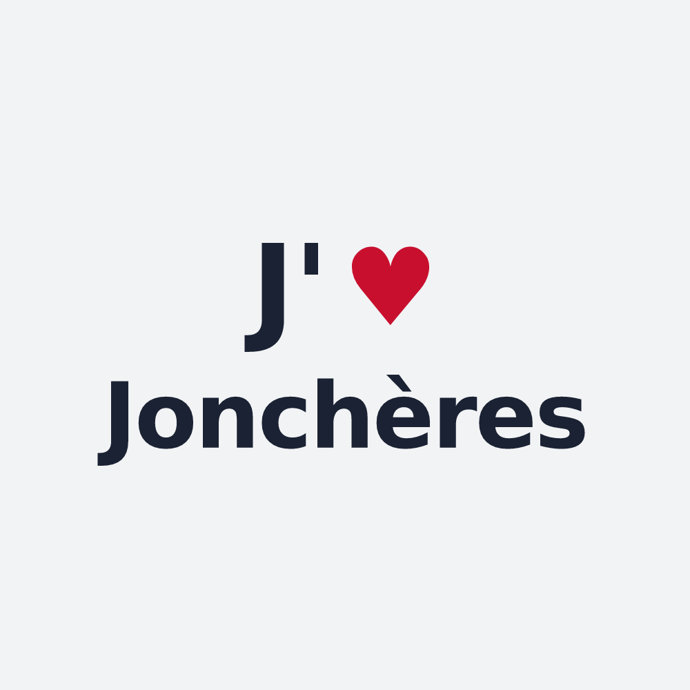 Poster personnalisé Jonchères — design J'aime Jonchères