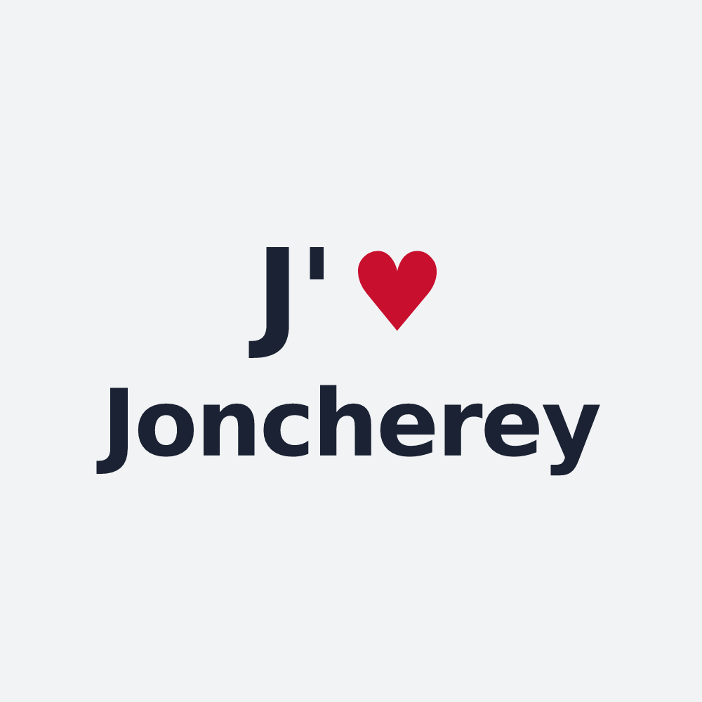 Poster personnalisé Joncherey — design J'aime Joncherey