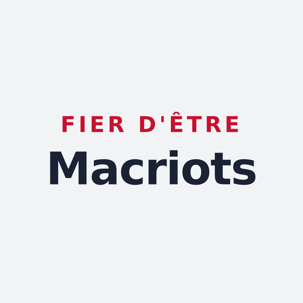 Poster « Fier d'être Macriots » — design pour Jonchery-sur-Suippe
