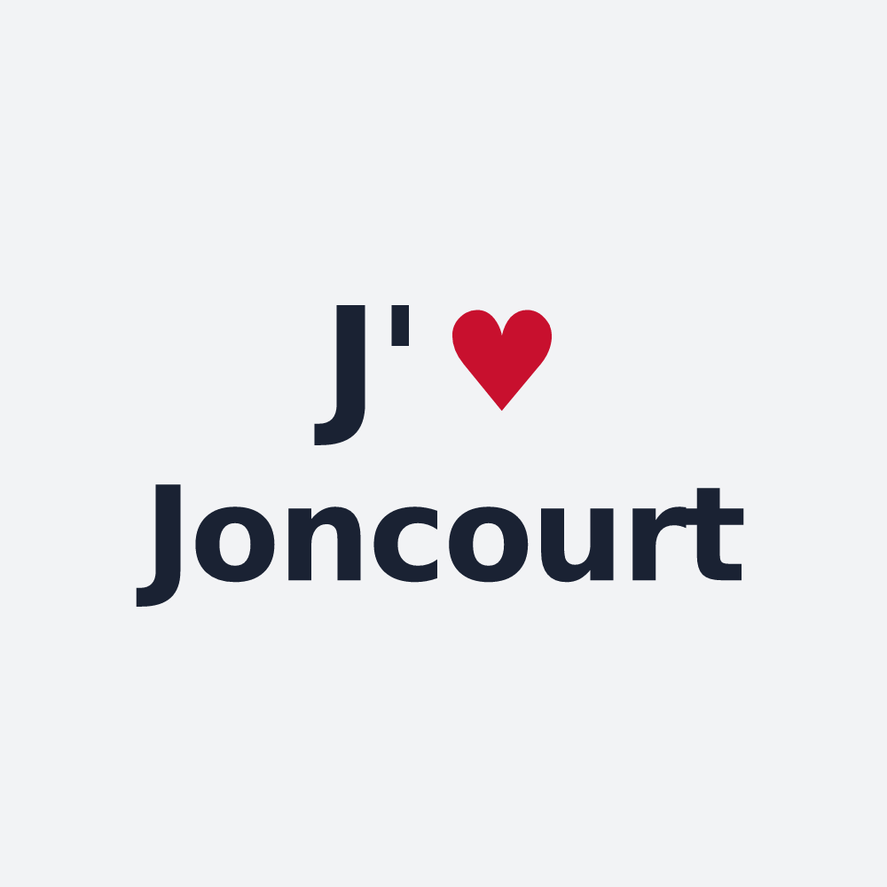 Poster personnalisé Joncourt — design J'aime Joncourt
