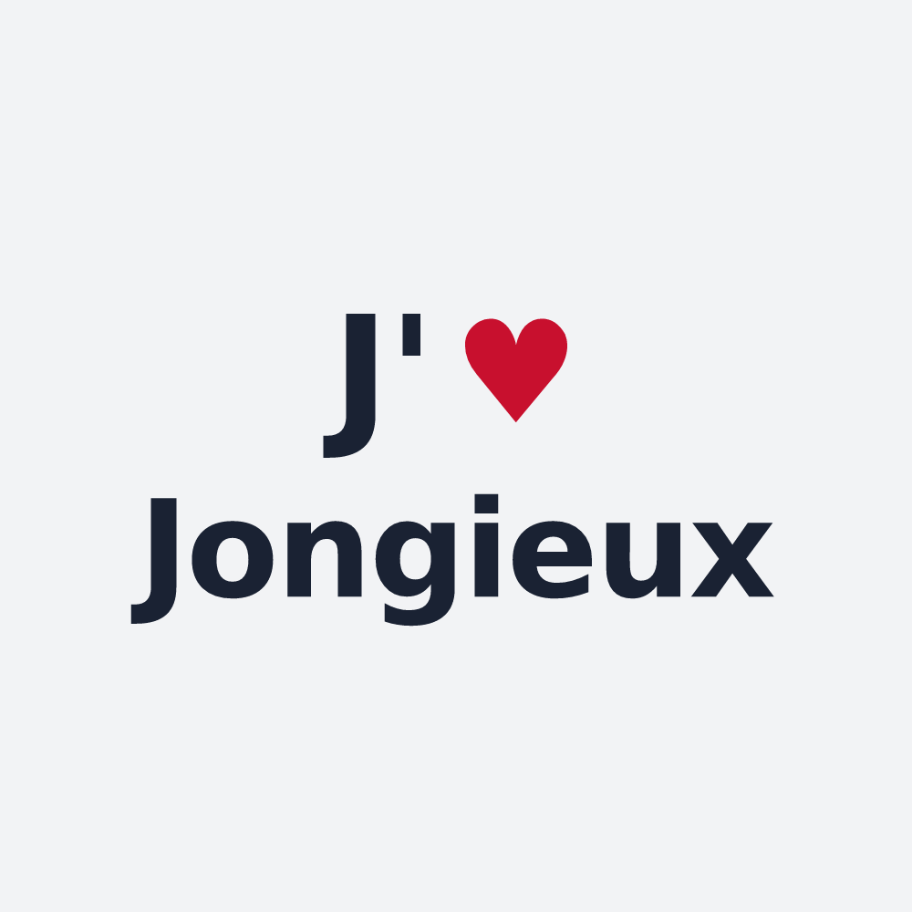 Poster personnalisé Jongieux — design J'aime Jongieux