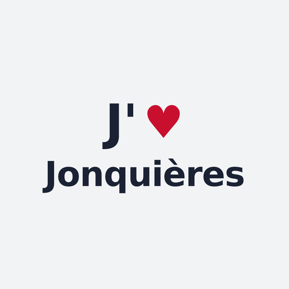 Poster personnalisé Jonquières — design J'aime Jonquières