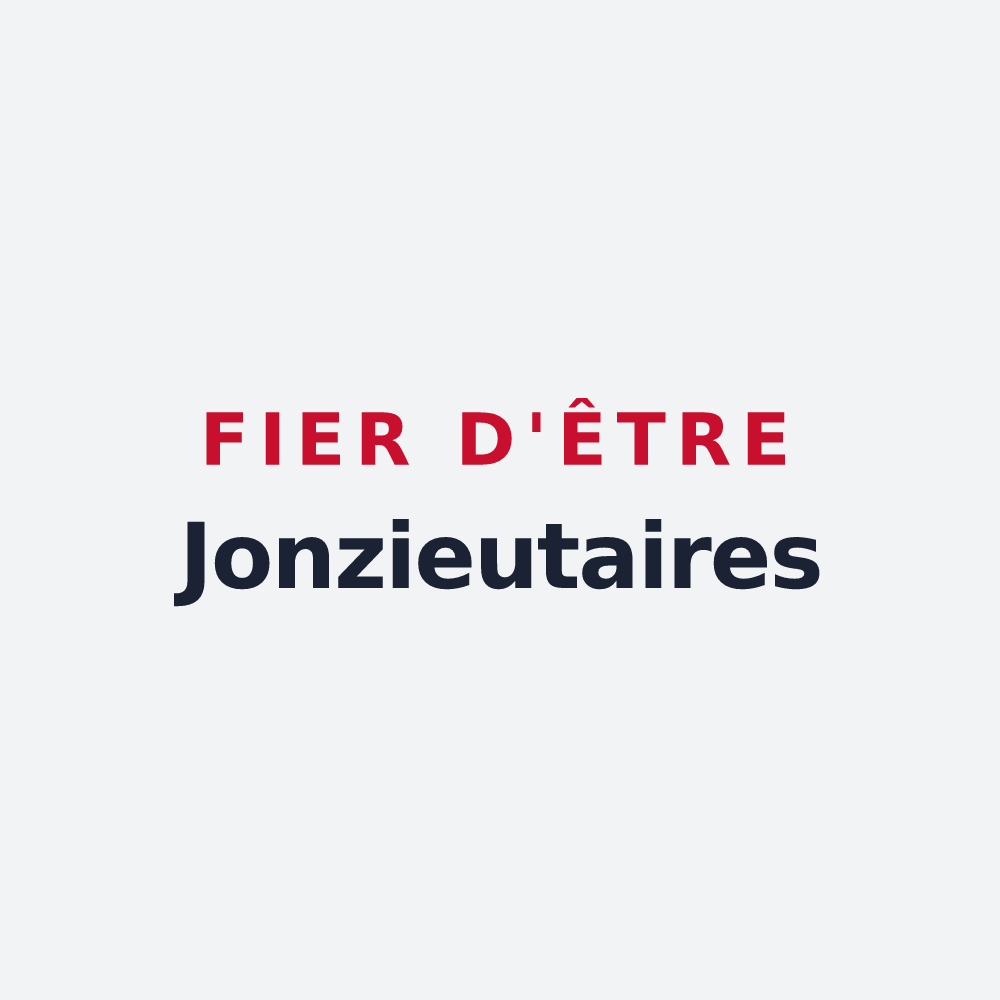 Poster « Fier d'être Jonzieutaires » — design pour Jonzieux