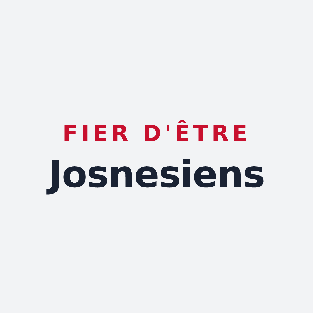 Poster « Fier d'être Josnesiens » — design pour Josnes
