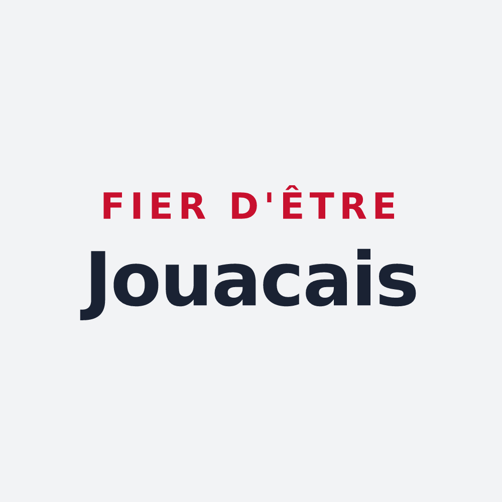Poster « Fier d'être Jouacais » — design pour Jouac