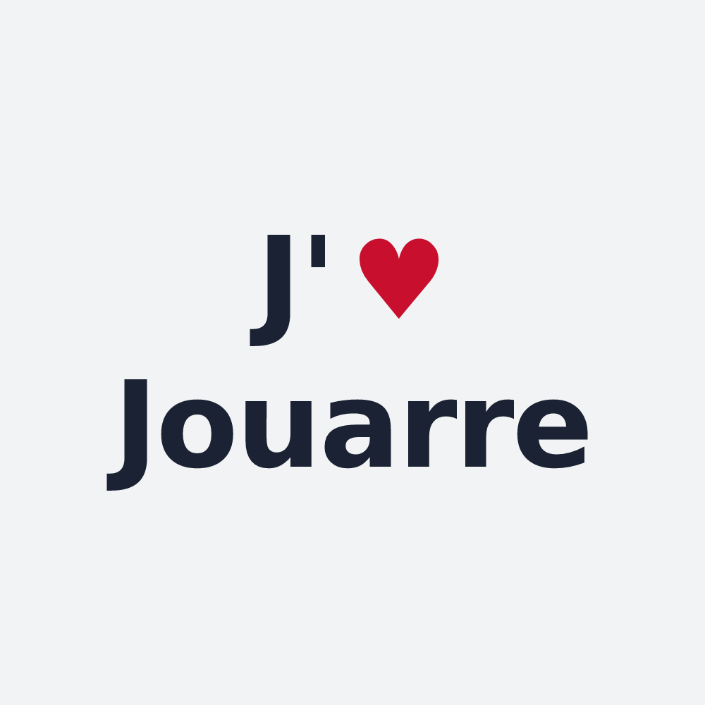 Poster personnalisé Jouarre — design J'aime Jouarre
