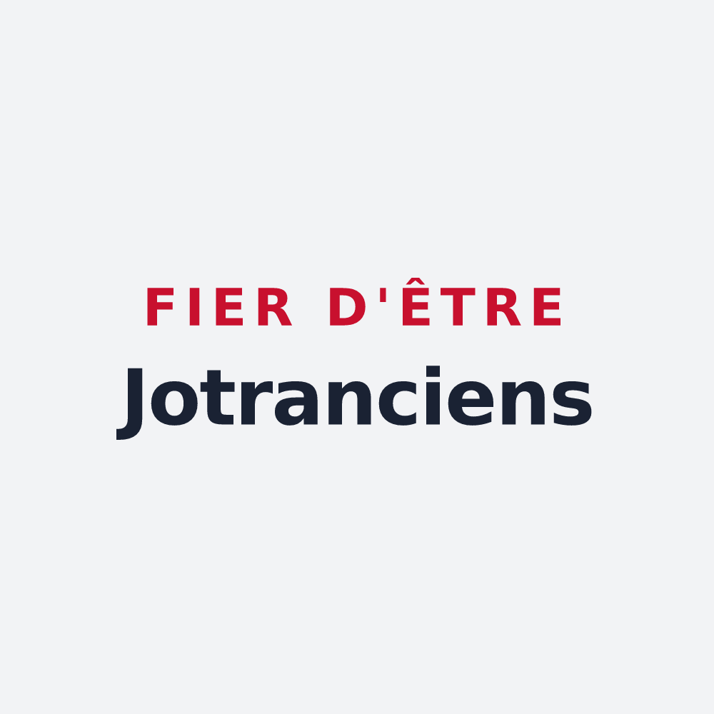 Poster « Fier d'être Jotranciens » — design pour Jouarre
