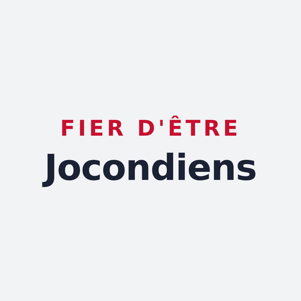Poster « Fier d'être Jocondiens » — design pour Joué-lès-Tours
