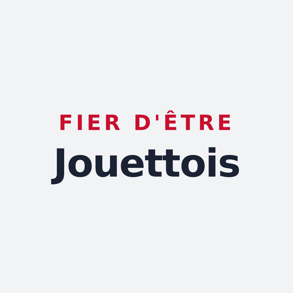 Poster « Fier d'être Jouettois » — design pour Jouet-sur-l'Aubois