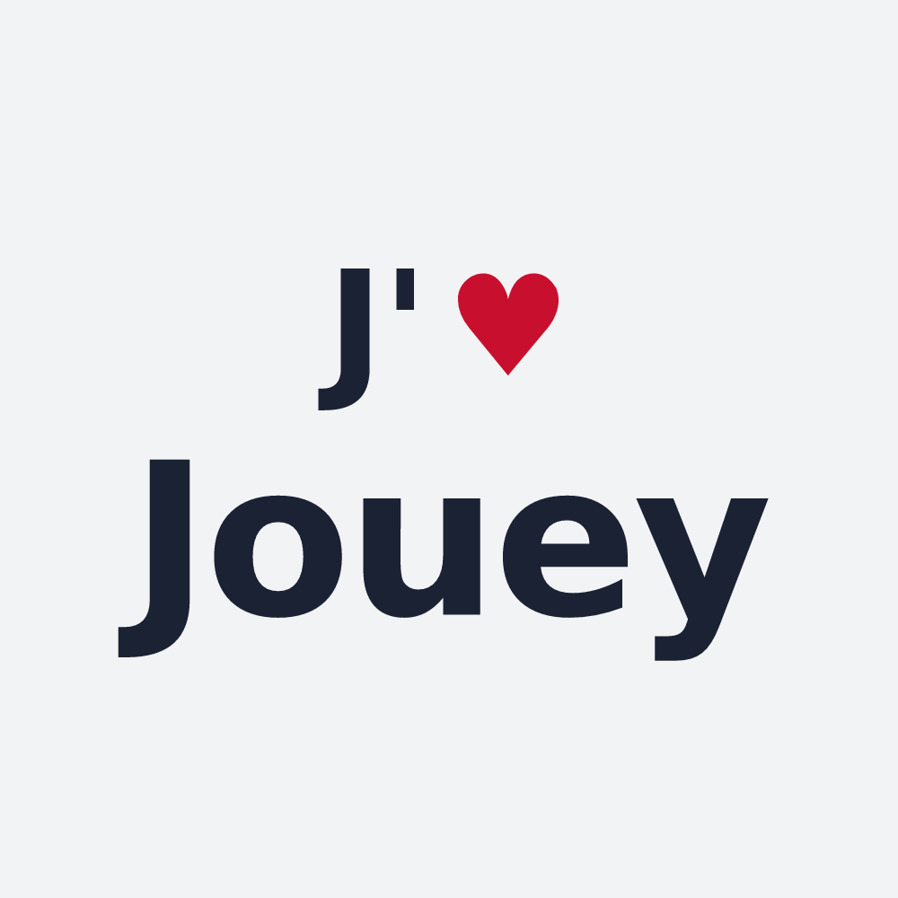 Poster personnalisé Jouey — design J'aime Jouey