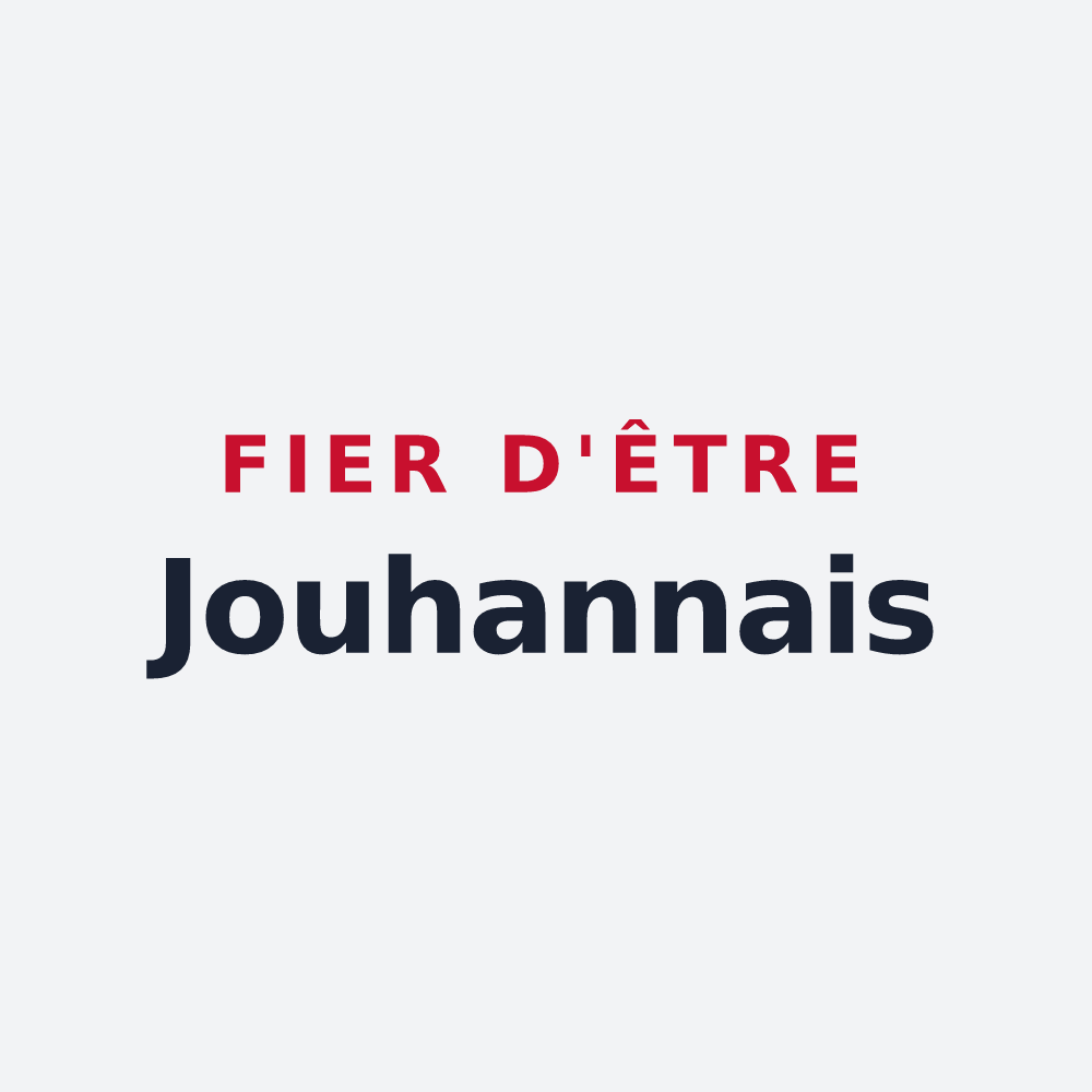 Poster « Fier d'être Jouhannais » — design pour Jouhe