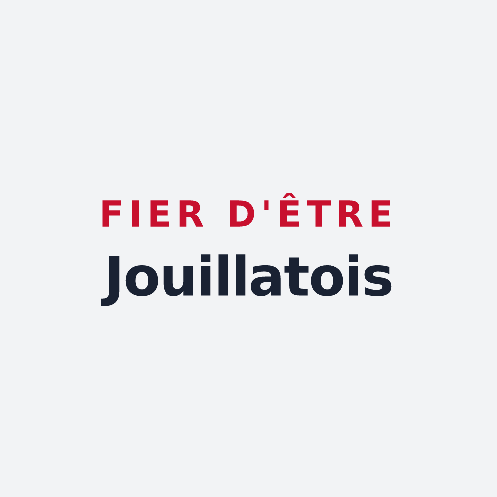 Poster « Fier d'être Jouillatois » — design pour Jouillat