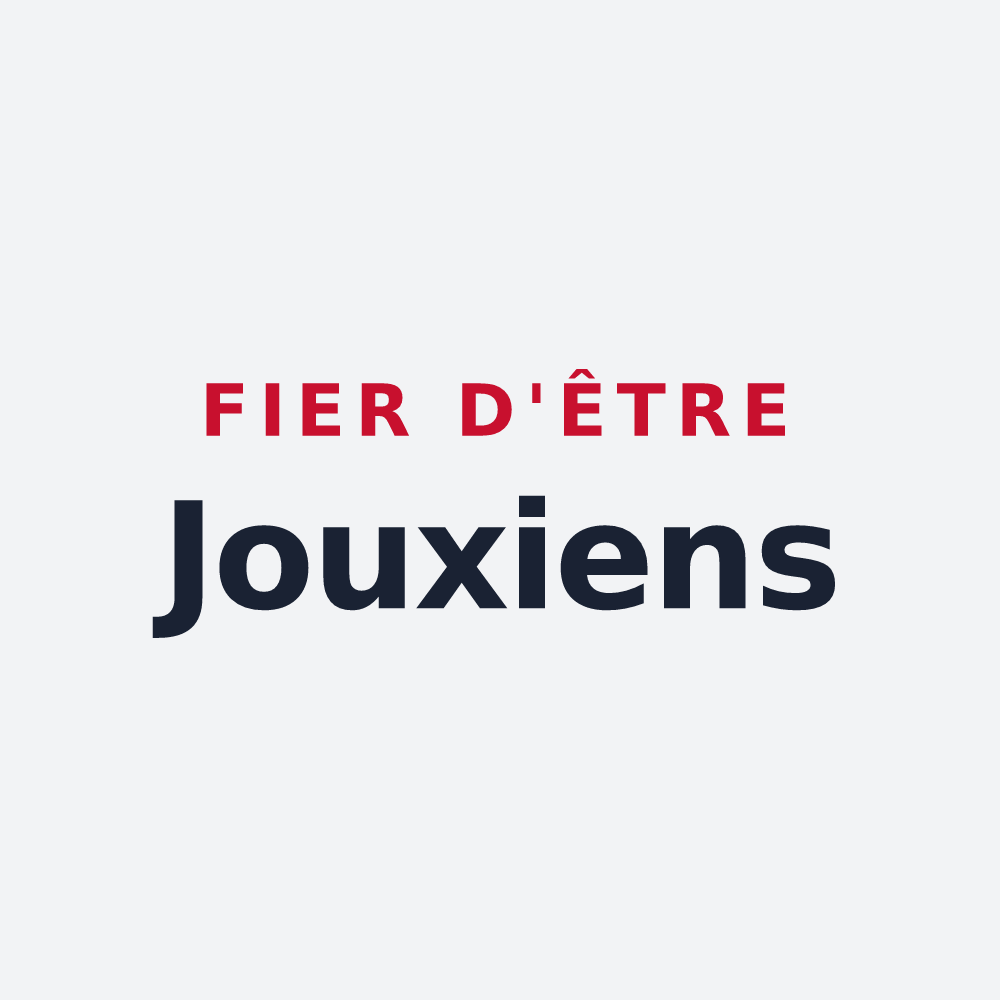Poster « Fier d'être Jouxiens » — design pour Joux