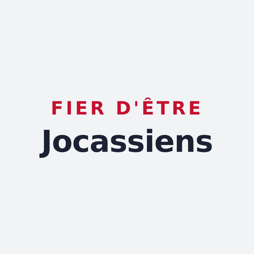 Poster « Fier d'être Jocassiens » — design pour Jouy-le-Moutier