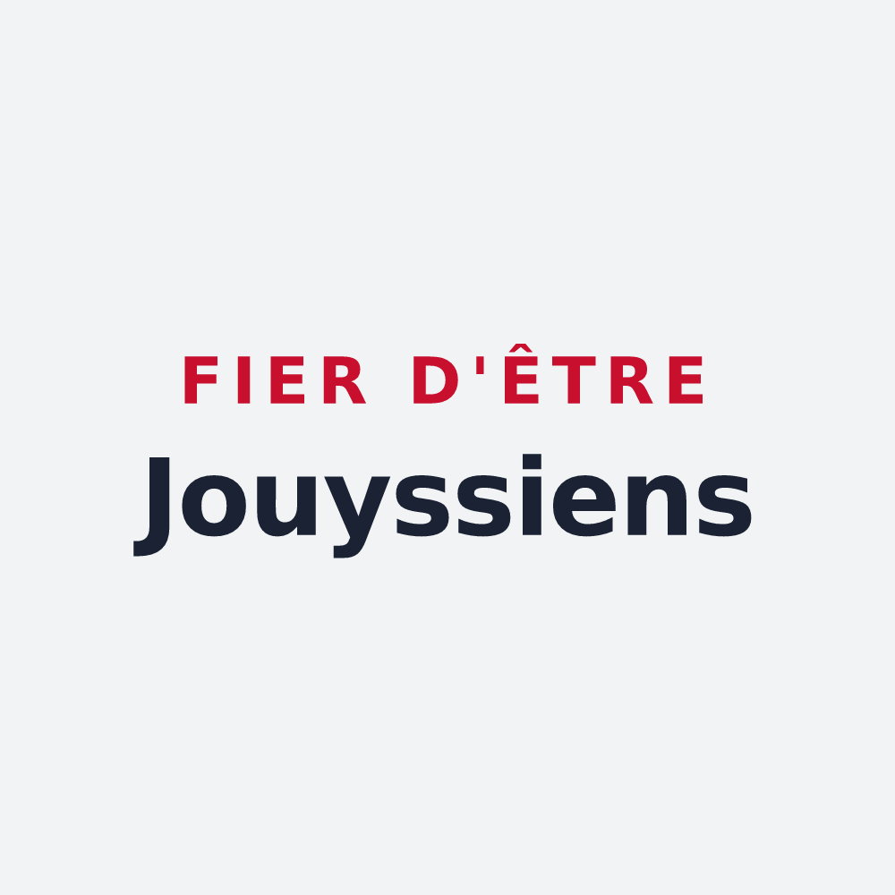 Poster « Fier d'être Jouyssiens » — design pour Jouy-sur-Morin
