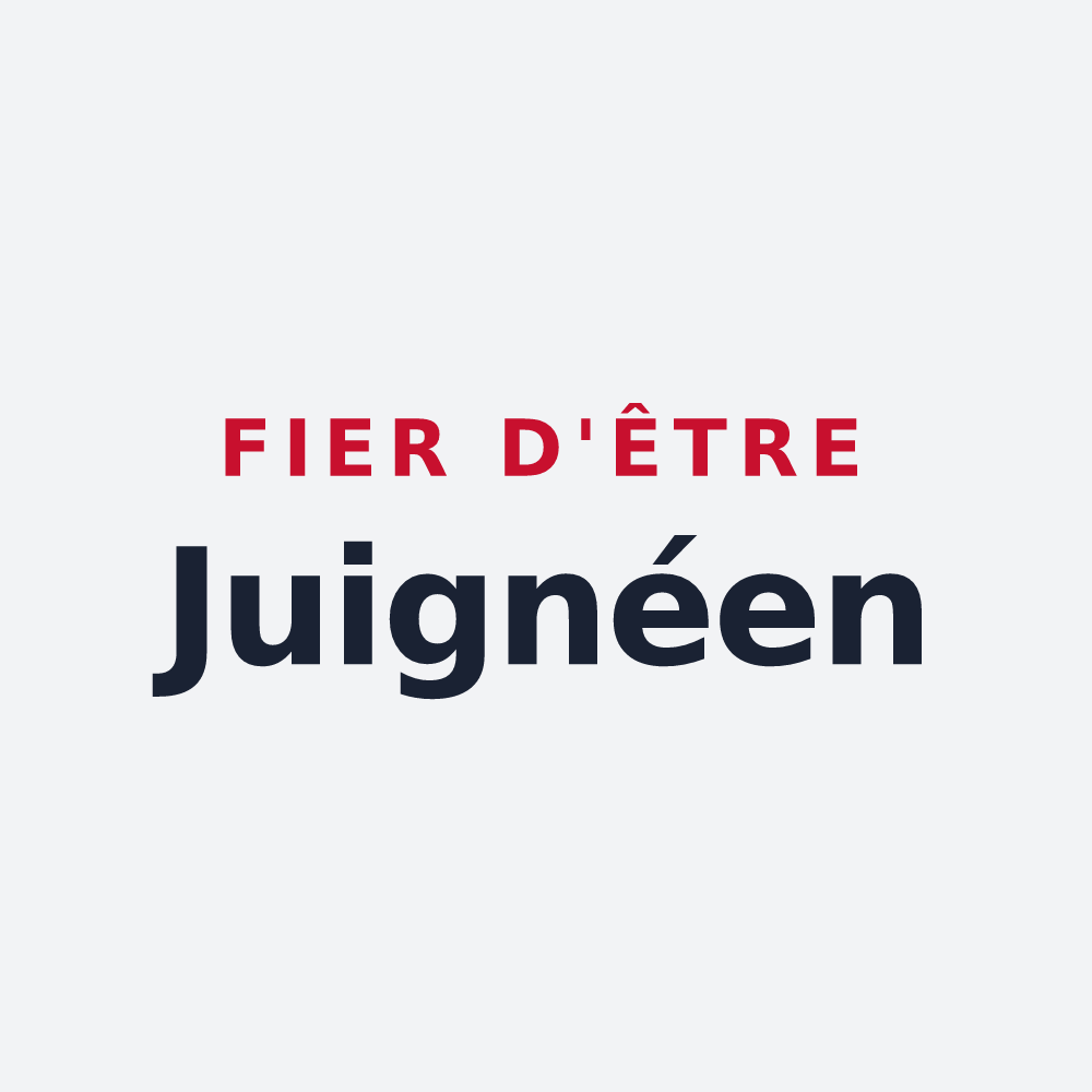 Poster « Fier d'être Juignéen » — design pour Juigné-sur-Sarthe