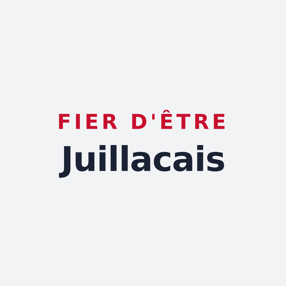 Poster « Fier d'être Juillacais » — design pour Juillac-le-Coq
