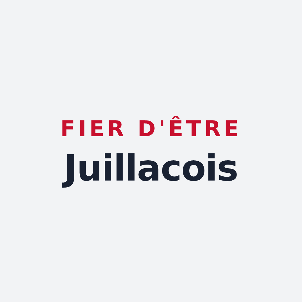 Poster « Fier d'être Juillacois » — design pour Juillac