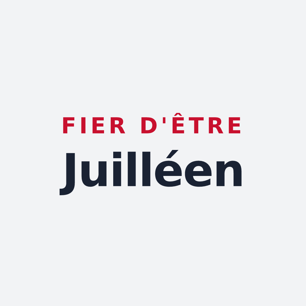 Poster « Fier d'être Juilléen » — design pour Juillé