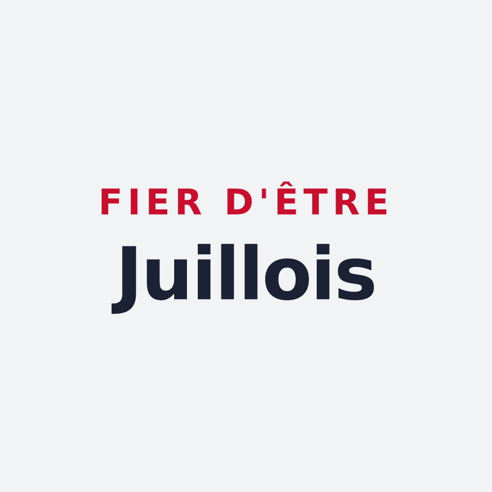 Poster « Fier d'être Juillois » — design pour Juilles