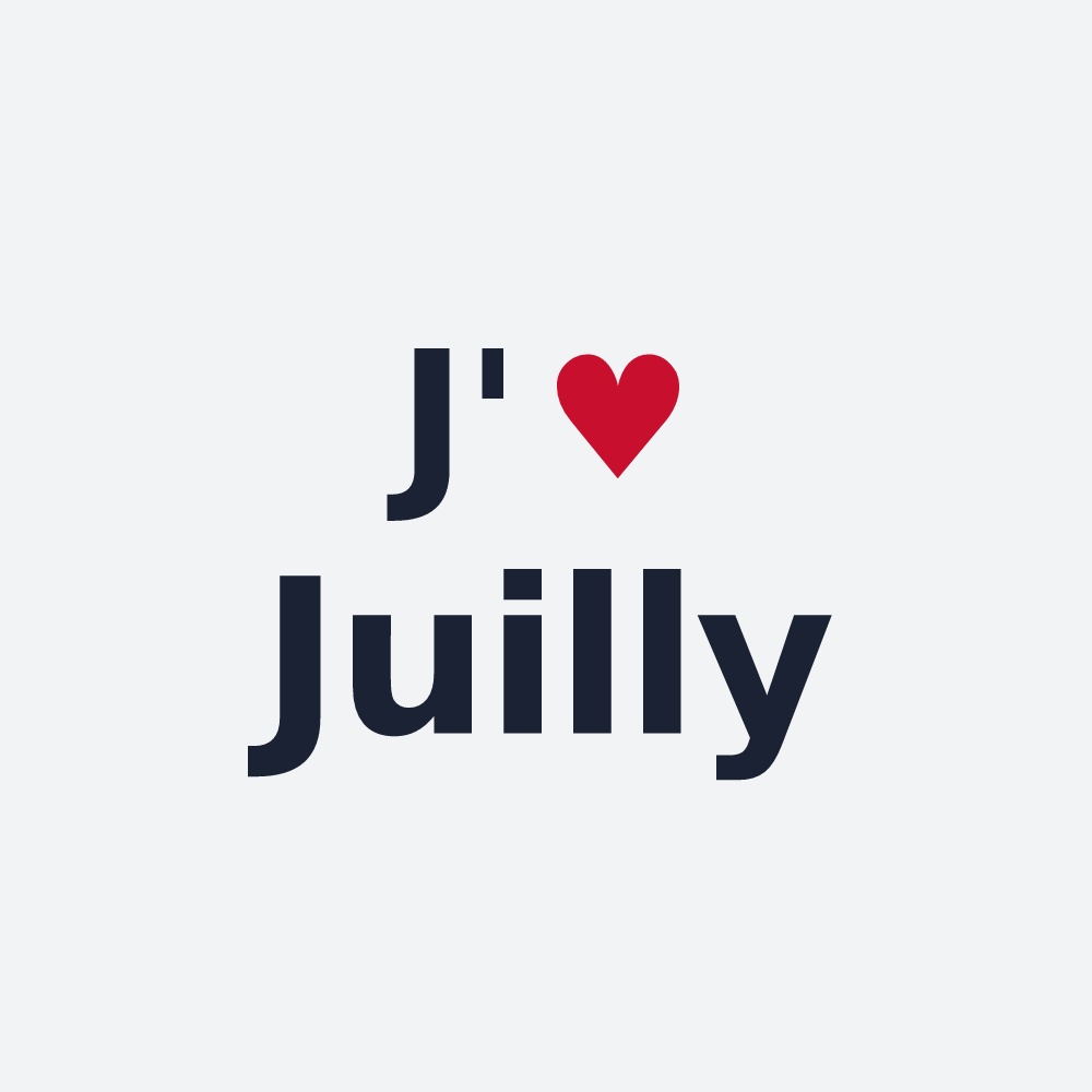 Poster personnalisé Juilly — design J'aime Juilly