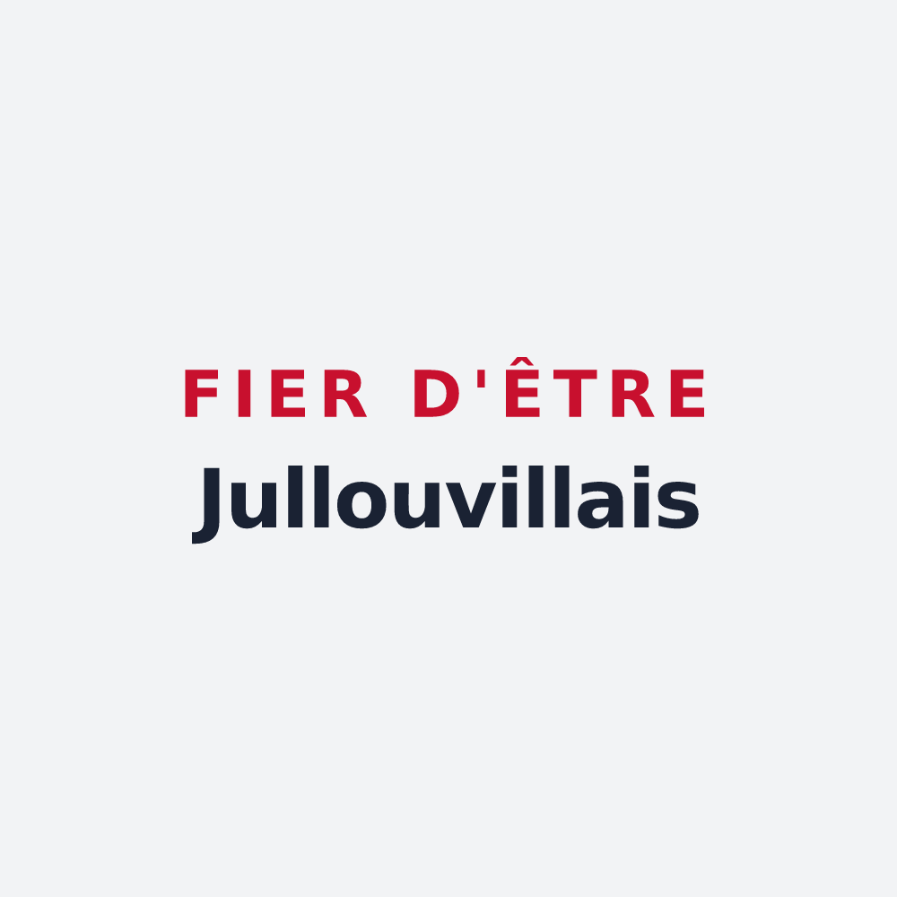 Poster « Fier d'être Jullouvillais » — design pour Jullouville