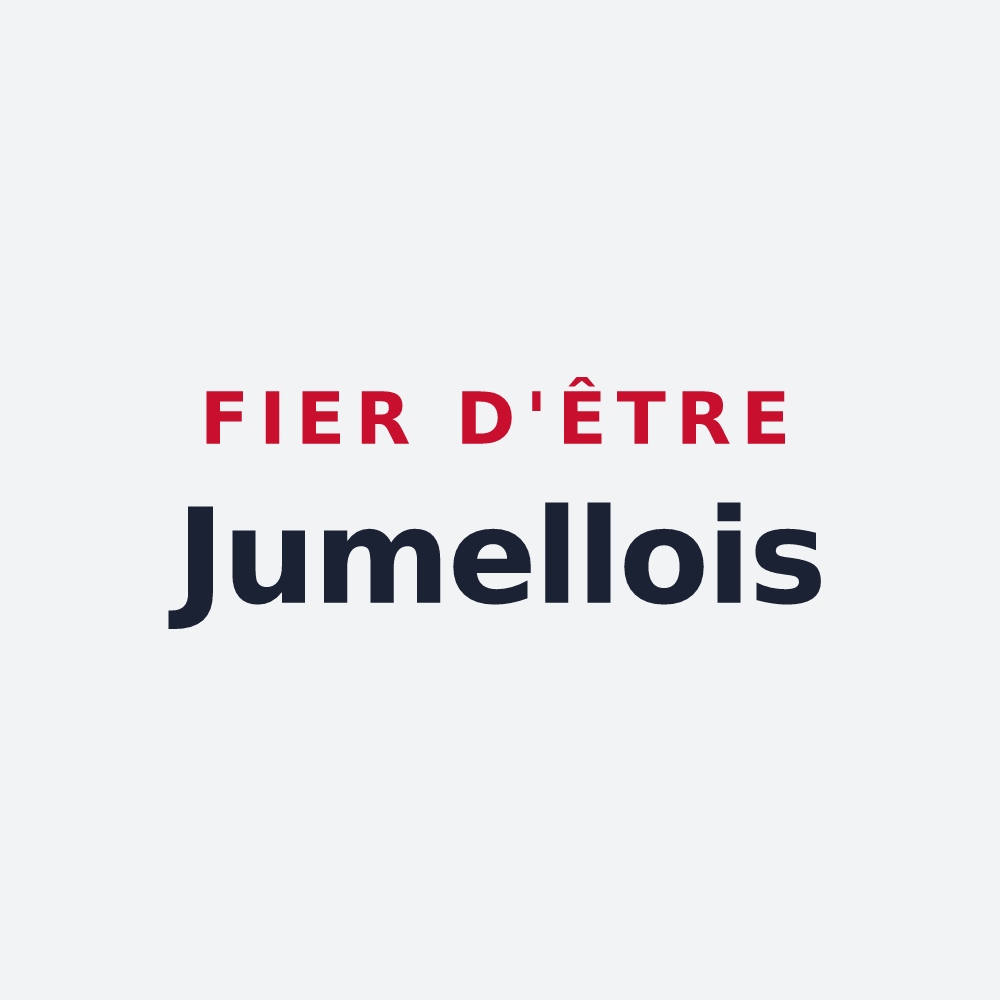 Poster « Fier d'être Jumellois » — design pour Jumelles