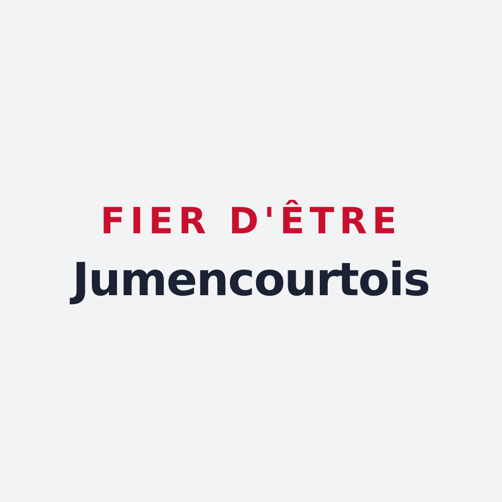 Poster « Fier d'être Jumencourtois » — design pour Jumencourt