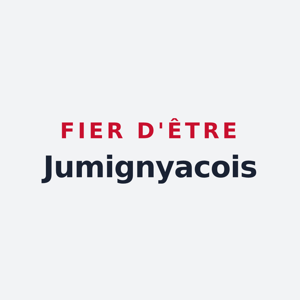 Poster « Fier d'être Jumignyacois » — design pour Jumigny