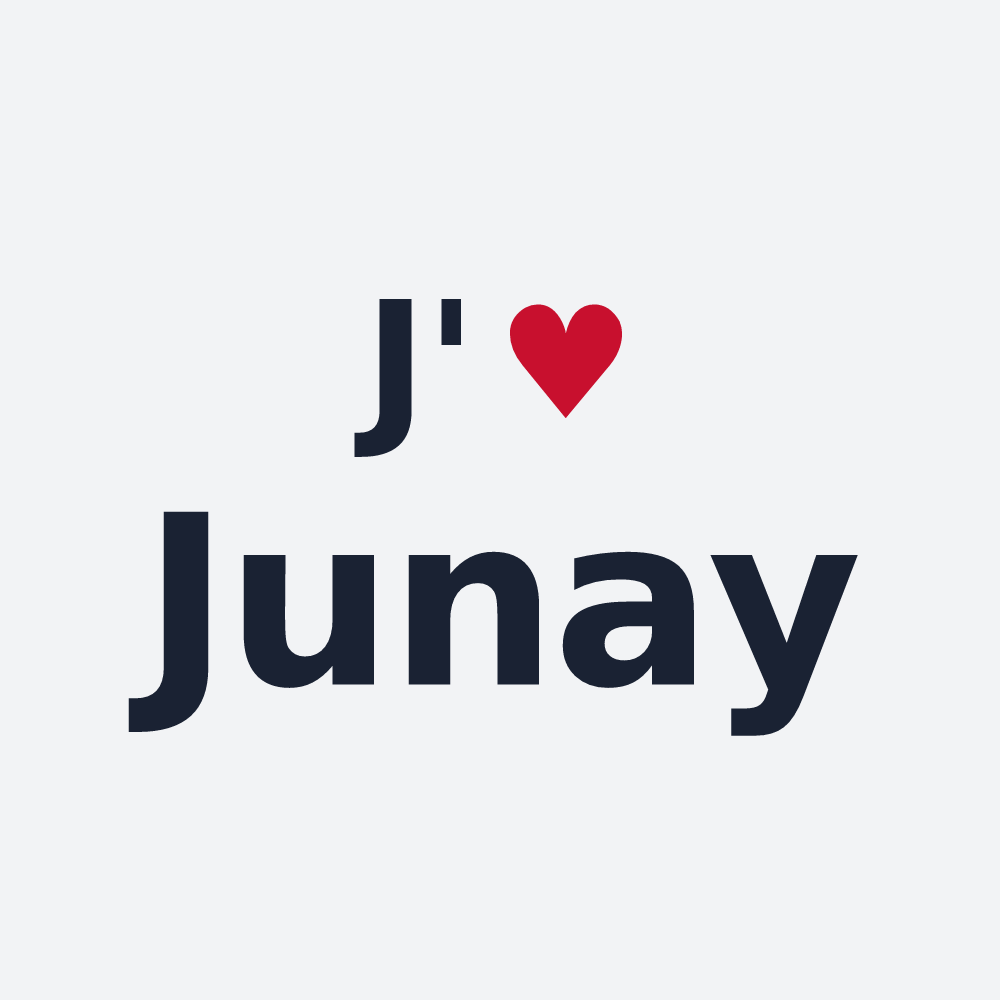 Poster personnalisé Junay — design J'aime Junay