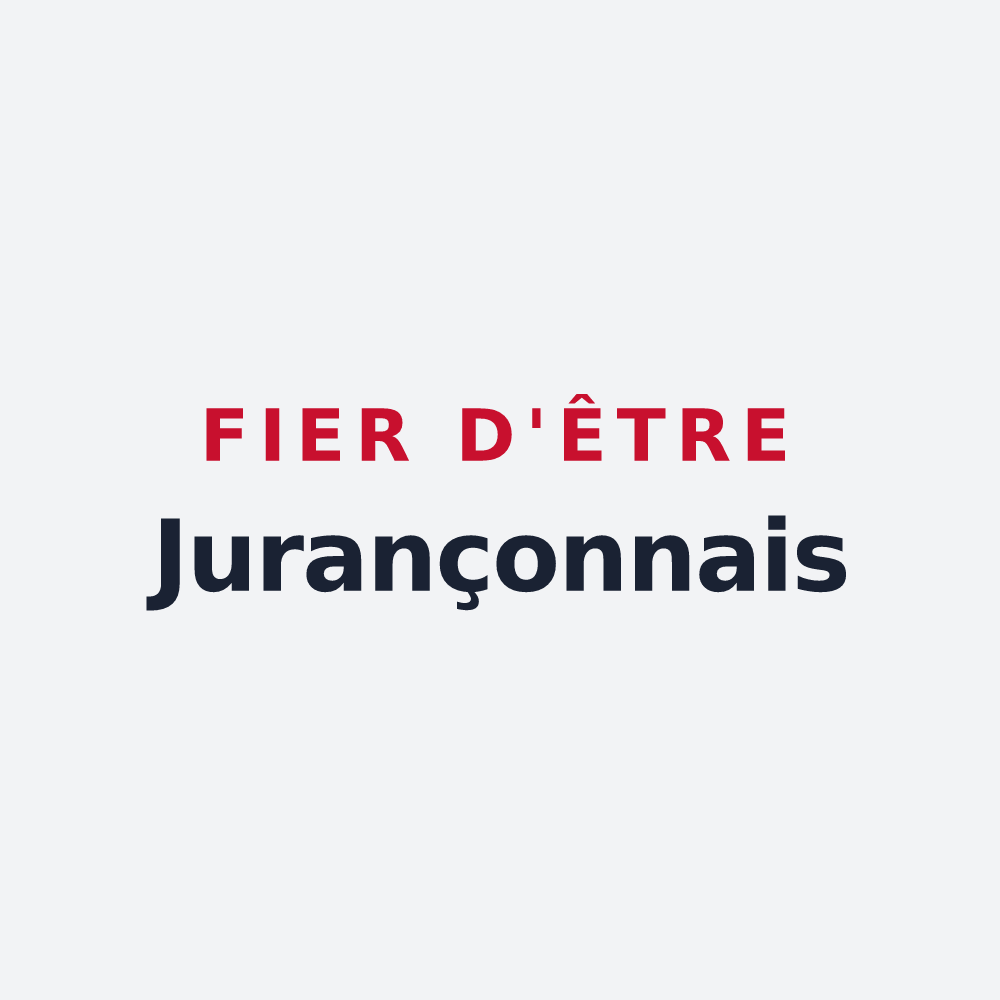 Poster « Fier d'être Jurançonnais » — design pour Jurançon