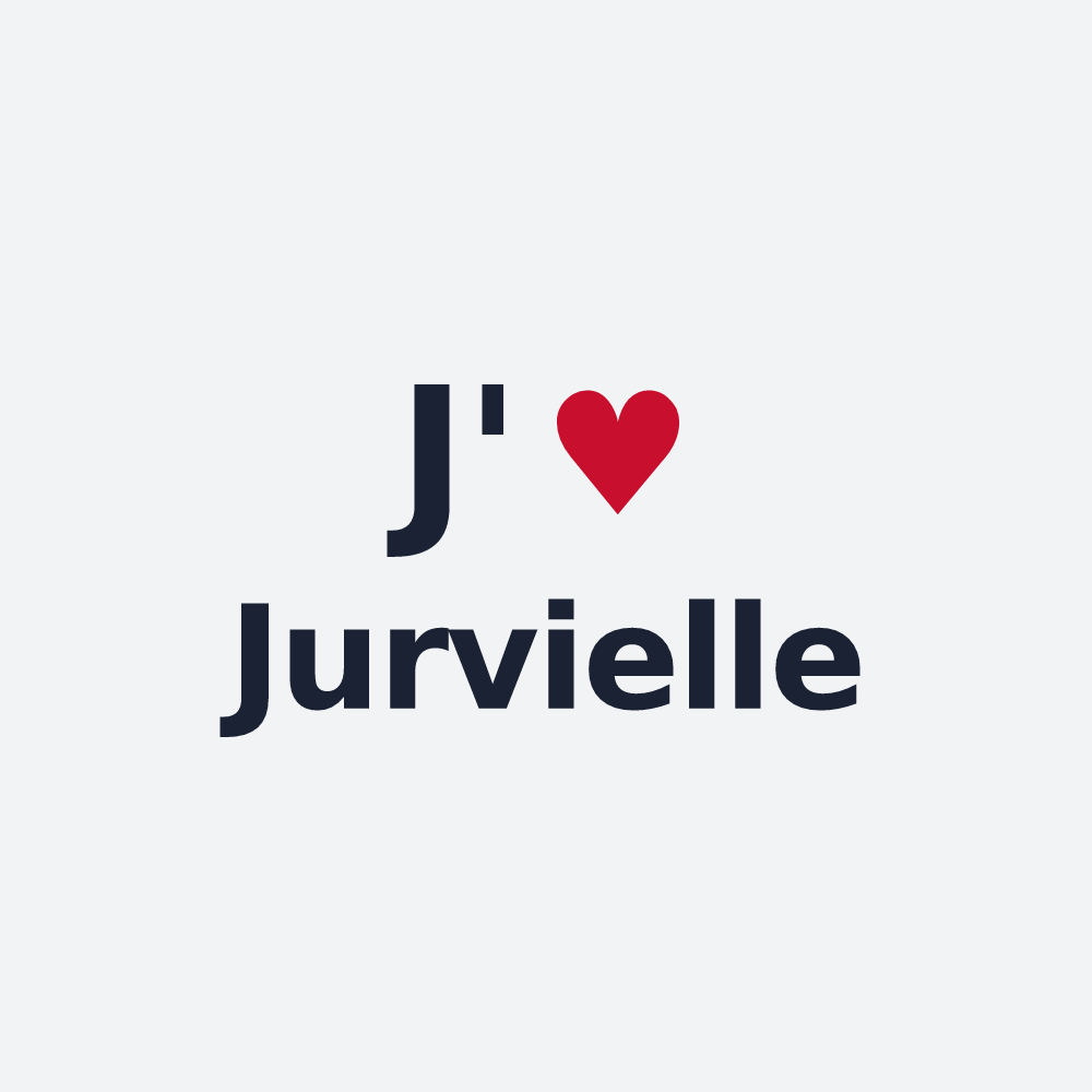 Poster personnalisé Jurvielle — design J'aime Jurvielle