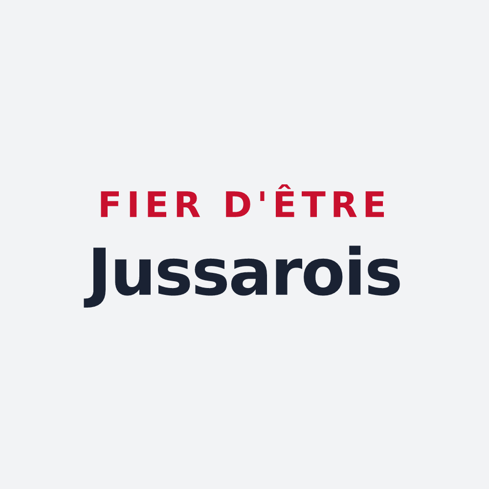 Poster « Fier d'être Jussarois » — design pour Jussarupt