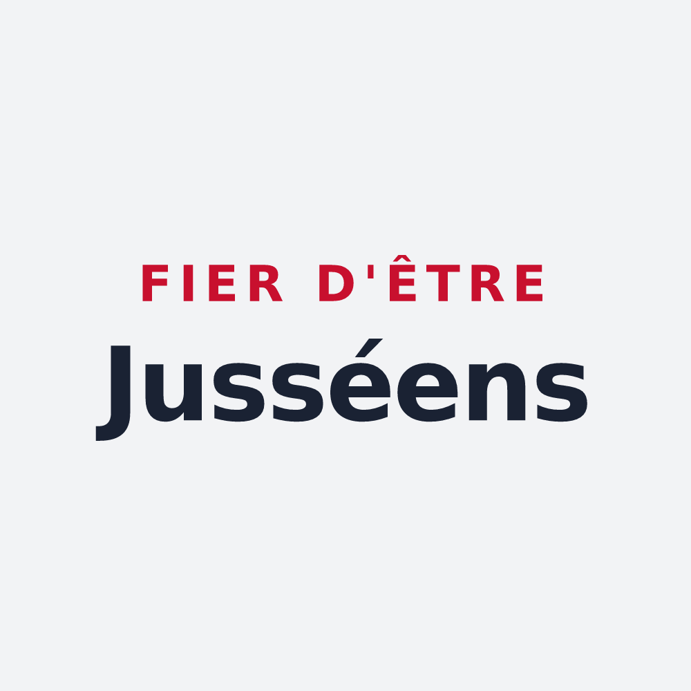 Poster « Fier d'être Jusséens » — design pour Jussey