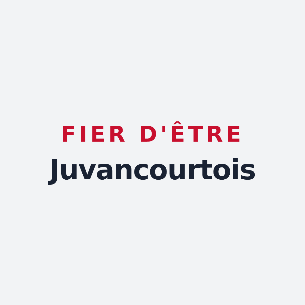 Poster « Fier d'être Juvancourtois » — design pour Juvancourt