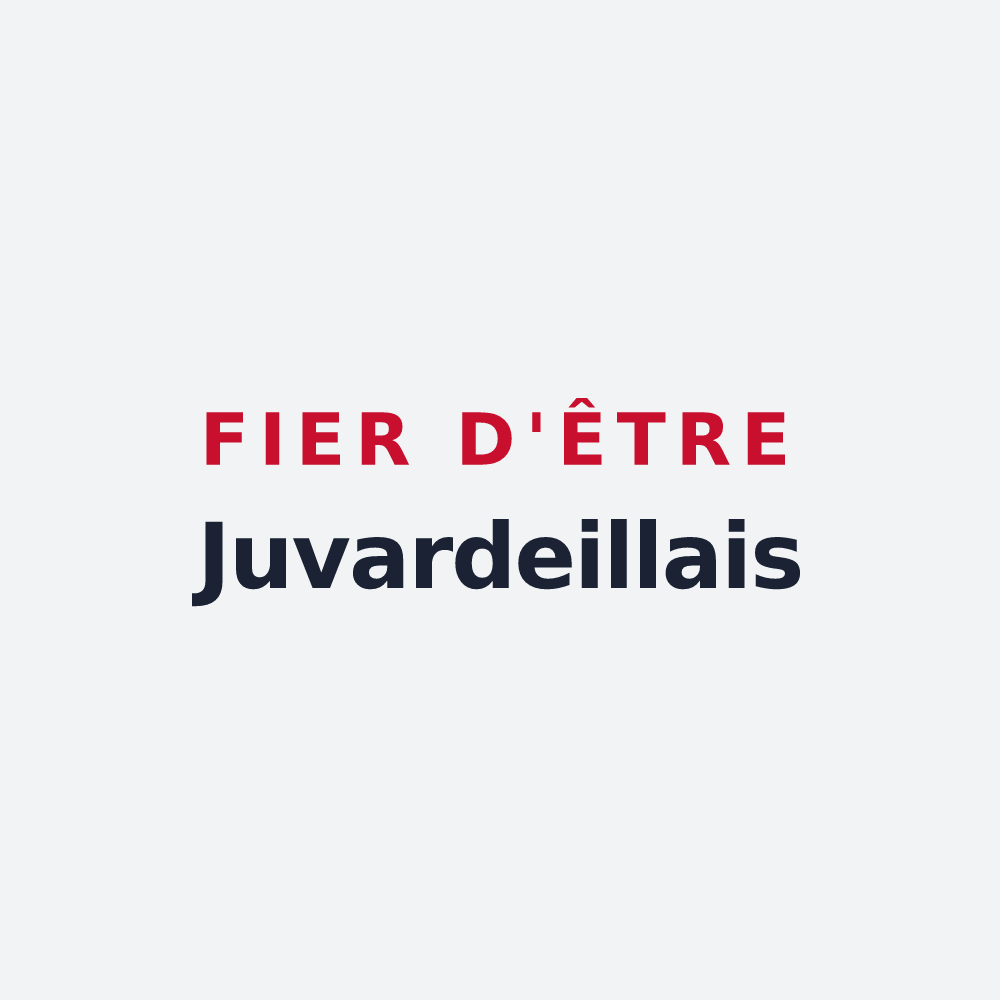 Poster « Fier d'être Juvardeillais » — design pour Juvardeil