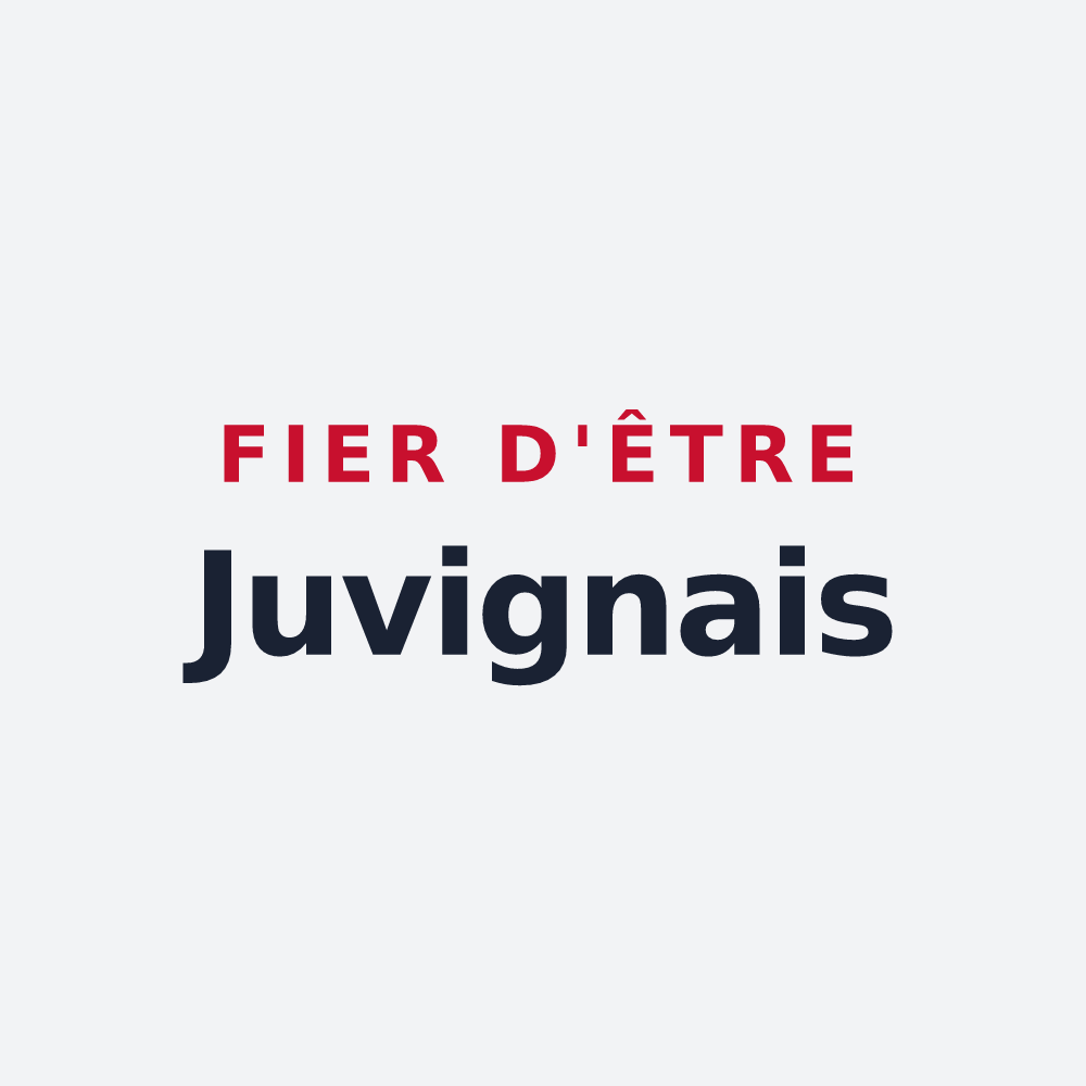 Poster « Fier d'être Juvignais » — design pour Juvigny les Vallées