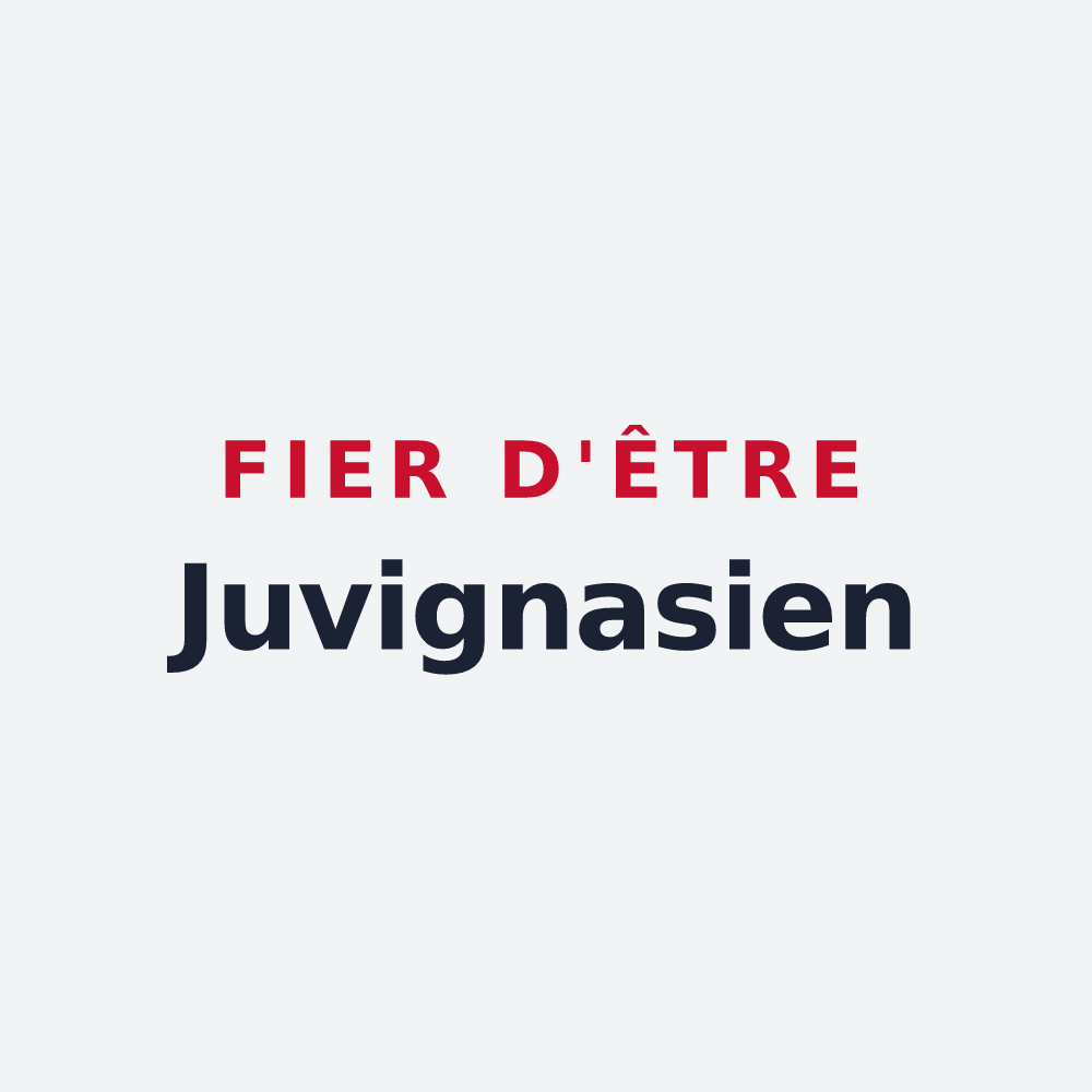 Poster « Fier d'être Juvignasien » — design pour Juvigny-sur-Loison