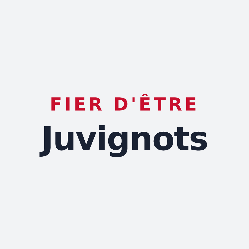 Poster « Fier d'être Juvignots » — design pour Juvigny