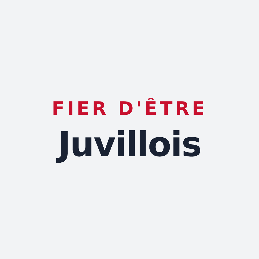 Poster « Fier d'être Juvillois » — design pour Juville